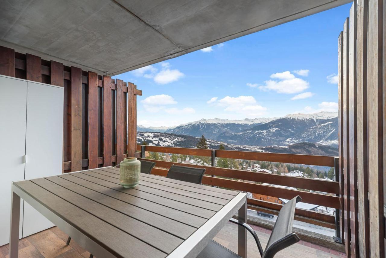 Chaleureux Studio A Anzere, Accessible A Ski, Proche De Tout المظهر الخارجي الصورة