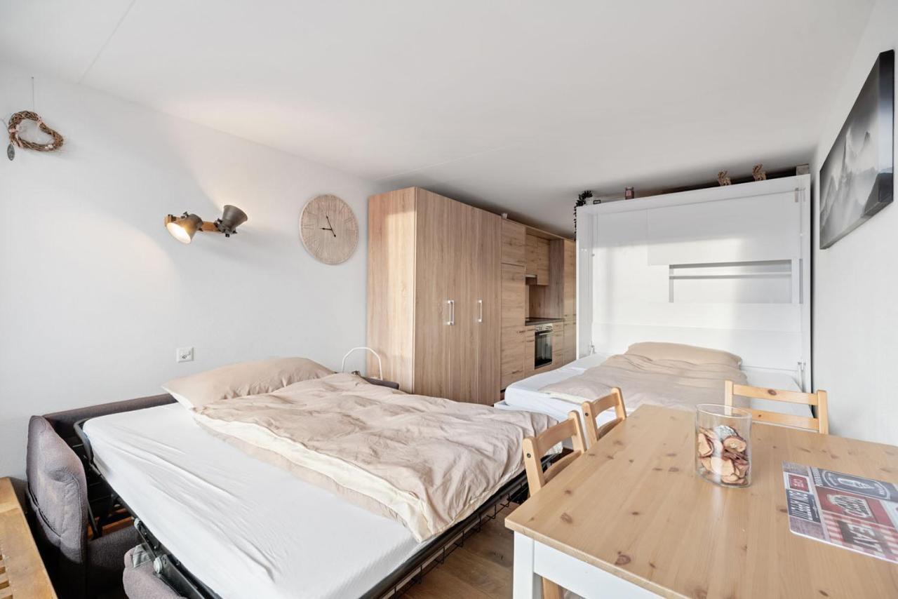 Chaleureux Studio A Anzere, Accessible A Ski, Proche De Tout المظهر الخارجي الصورة