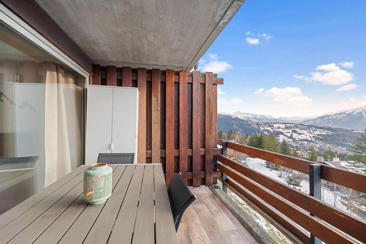 Chaleureux Studio A Anzere, Accessible A Ski, Proche De Tout المظهر الخارجي الصورة